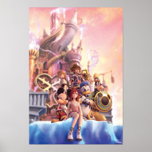 Kingdom Hearts II   Hollow Bastion Key Art Poster