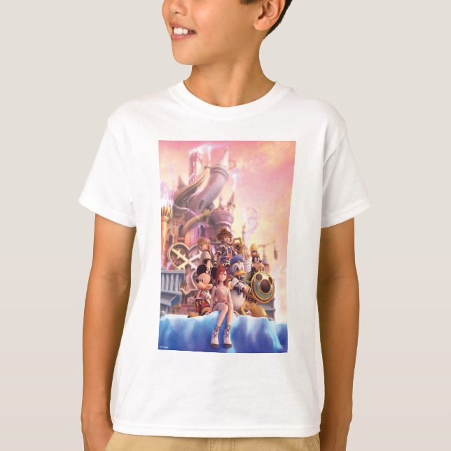 Kingdom Hearts II | Hollow Bastion Key Art T-Shirt (Front)