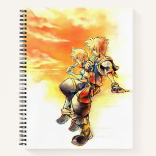 Kingdom Hearts II Roxas & Sora Eating Ice Pops Notebook