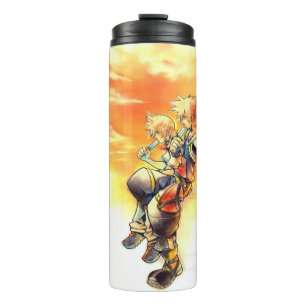 Kingdom Hearts II Roxas & Sora Eating Ice Pops Thermal Tumbler