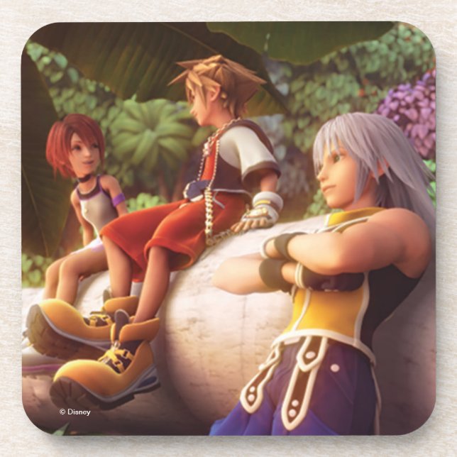 Kingdom Hearts | Kairi, Sora, & Riku Film Still Coaster (Front)