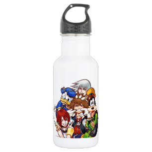 Kingdom Hearts   Main Cast Illustration 532 Ml Water Bottle