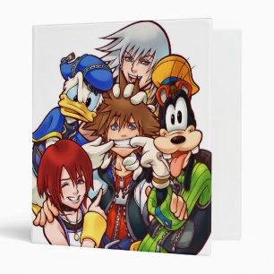 Kingdom Hearts   Main Cast Illustration Binder