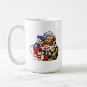 Kingdom Hearts Main Cast Illustration Coffee Mug