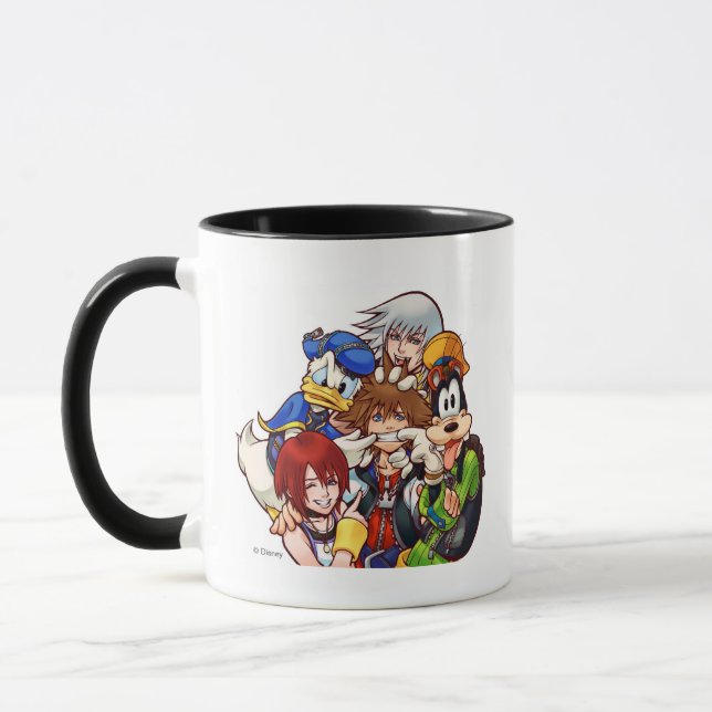 Kingdom Hearts | Main Cast Illustration Mug (Left)