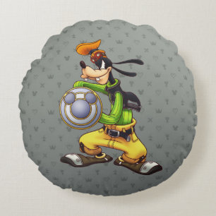 Kingdom Hearts Royal Knight Captain Goofy Round Pillow