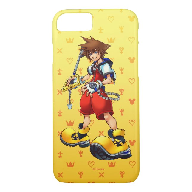 Kingdom Hearts | Sora Character Illustration Case-Mate iPhone Case (Back)