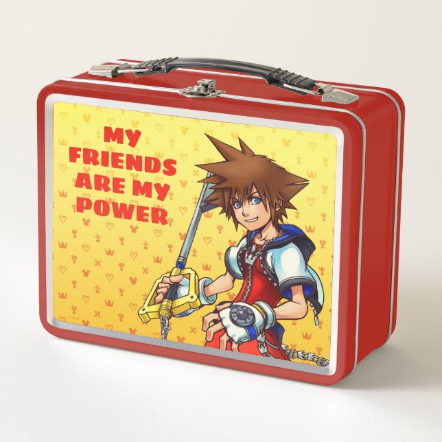 Kingdom Hearts | Sora Character Illustration Metal Lunch Box (Front)