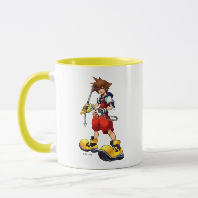 Kingdom Hearts | Sora Character Illustration Mug (Left)