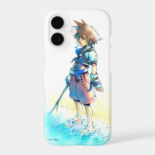 Kingdom Hearts Sora On Beach Watercolor