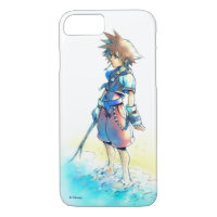 Kingdom Hearts | Sora On Beach Watercolor