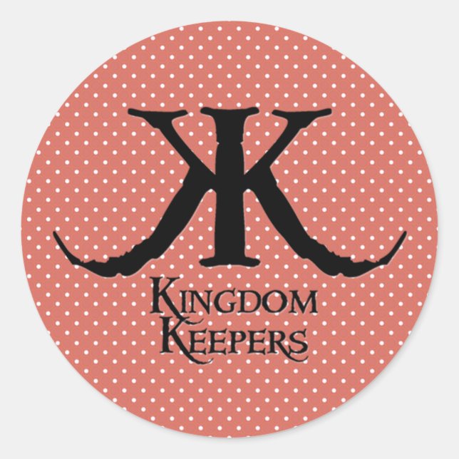 Kingdom Keepers Coral Circle Sticker (Front)