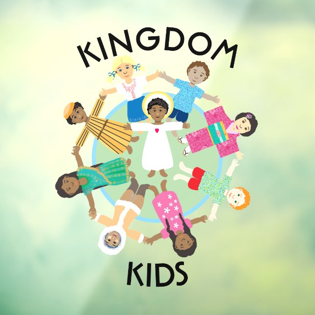 Kingdom Kids Christian Club Window Cling (Sheet 3)
