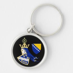 Kingdom of Bosnia coat of arms Keychain