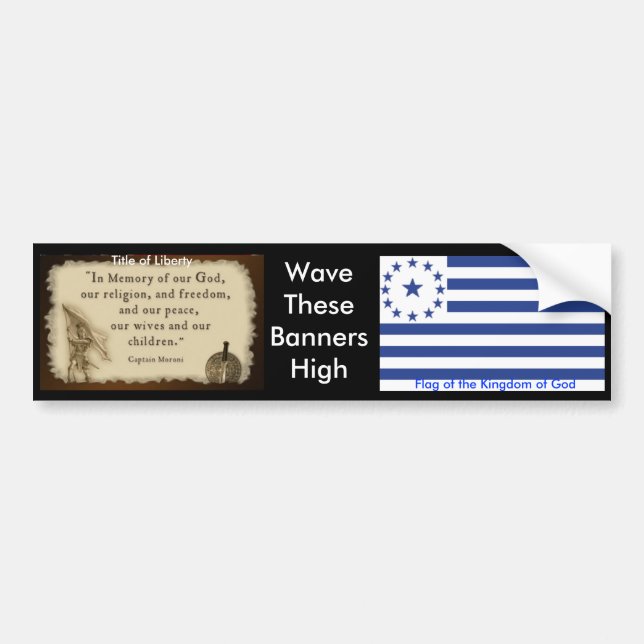 Kingdom of God bumper2 Bumper Sticker (Front)