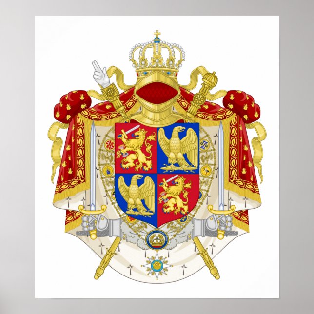 Kingdom of Holland Coat of Arms (1808) Poster (Front)