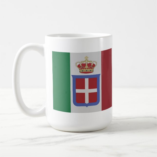 Kingdom of Italy flag  Coffee Mug (Left)