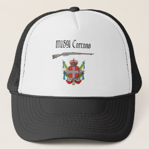 Kingdom of Italy WW1 M1891 Carcano rifle  Trucker Hat