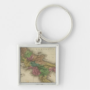 Kingdom of Naples or The Two Sicilies 2 Keychain