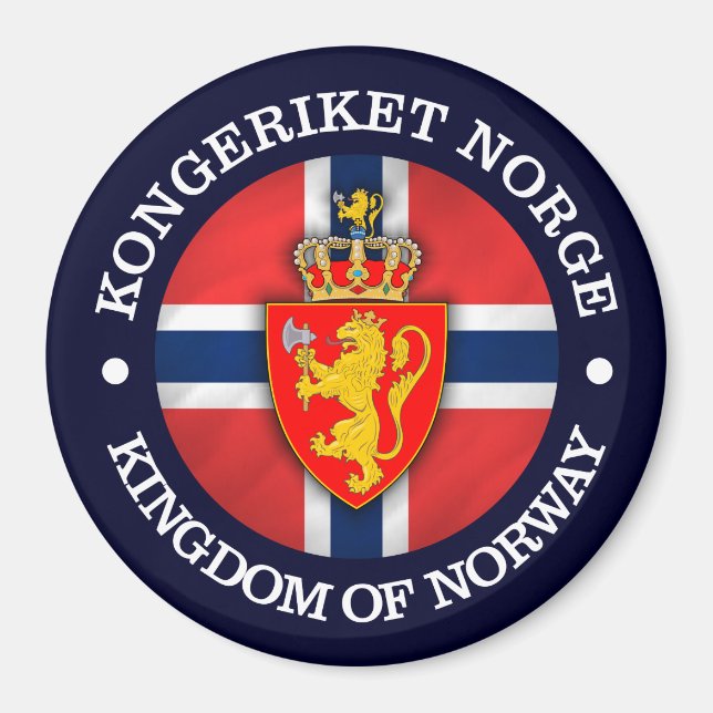 Kingdom of Norway Magnet (Front)