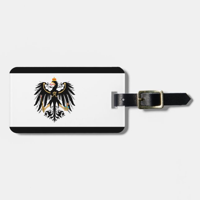 Kingdom of Prussia national flag Luggage Tag (Front Horizontal)