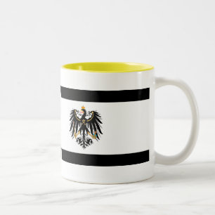 Kingdom of Prussia national flag Two-Tone Coffee Mug