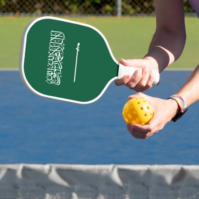 Kingdom of Saudi Arabia flag Pickleball Paddle (Insitu)