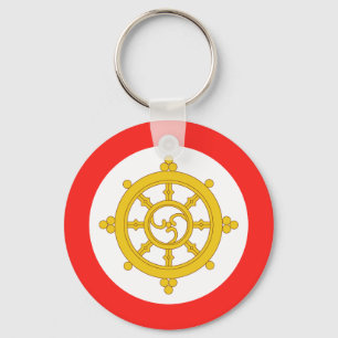 Kingdom of Sikkim Flag Keychain