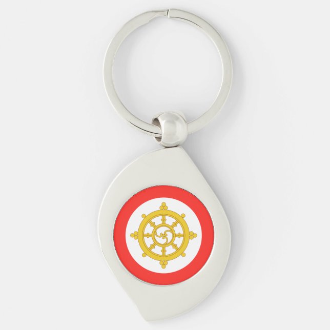 Kingdom of Sikkim Flag Keychain (Front)