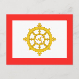 Kingdom of Sikkim Flag Postcard