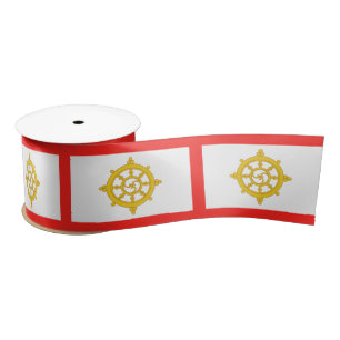 Kingdom of Sikkim Flag Satin Ribbon