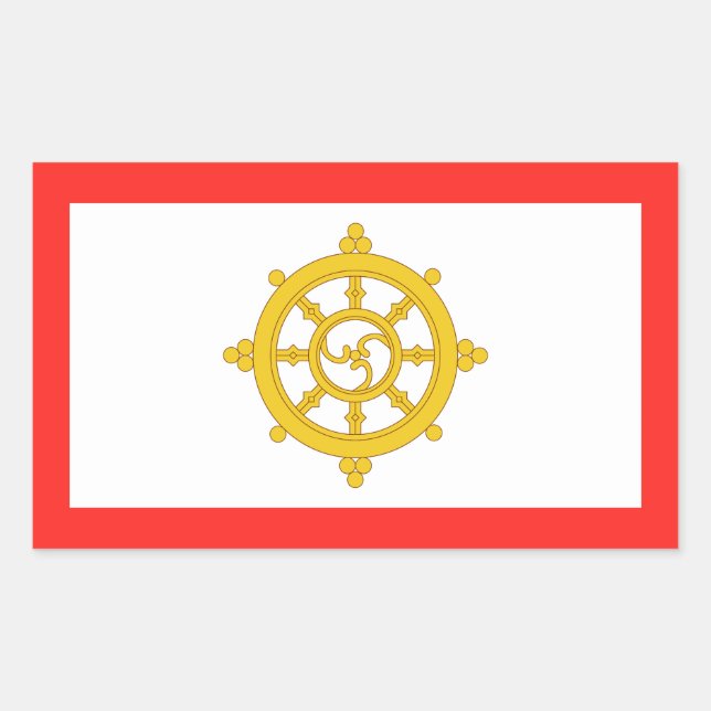 Kingdom of Sikkim Flag Sticker (Front)