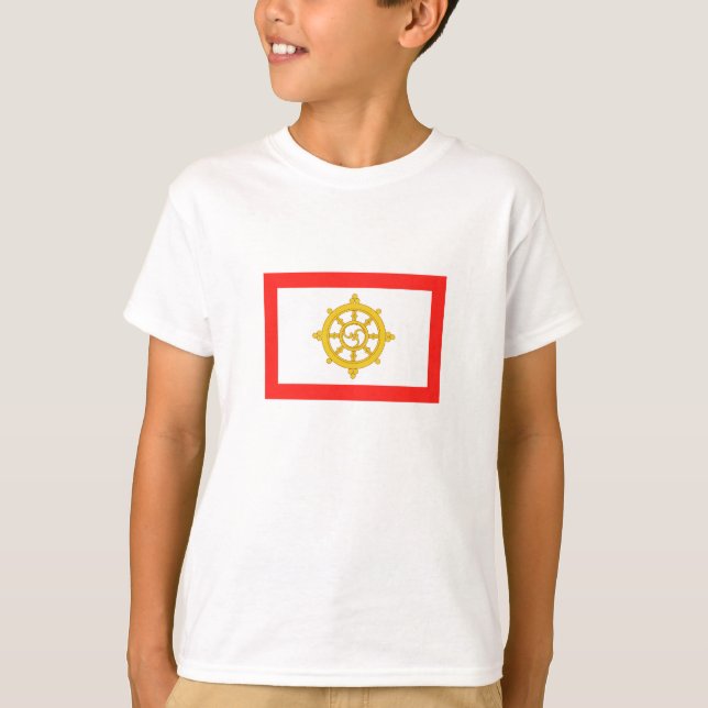 Kingdom of Sikkim Flag T-Shirt (Front)
