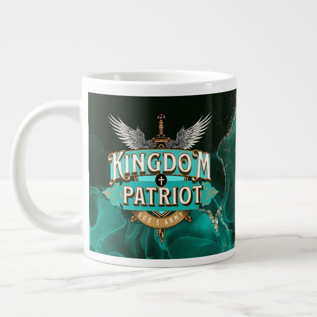Kingdom Patriot-Jumbo Mug 20oz (Left)