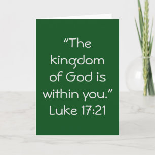 "Kingdom" Scripture Greeting Card