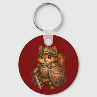 Kingdom squirrel guard keychain