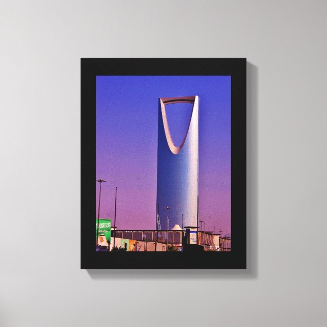 Kingdom Tower Canvas Print (Front)