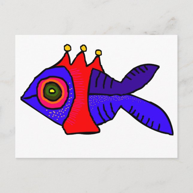 kingfish postcard (Front)