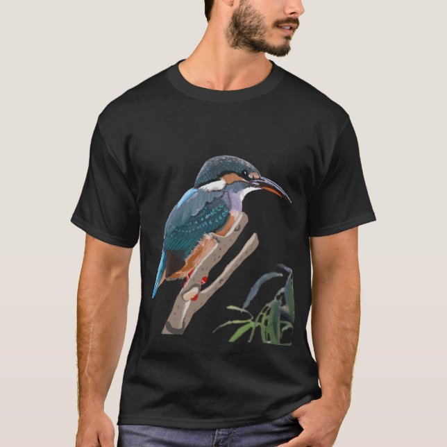 Kingfisher and Willow  T-Shirt (Front)