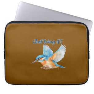 Kingfisher Bath Mat Laptop Sleeve
