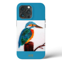 Kingfisher Bird Art Personalized