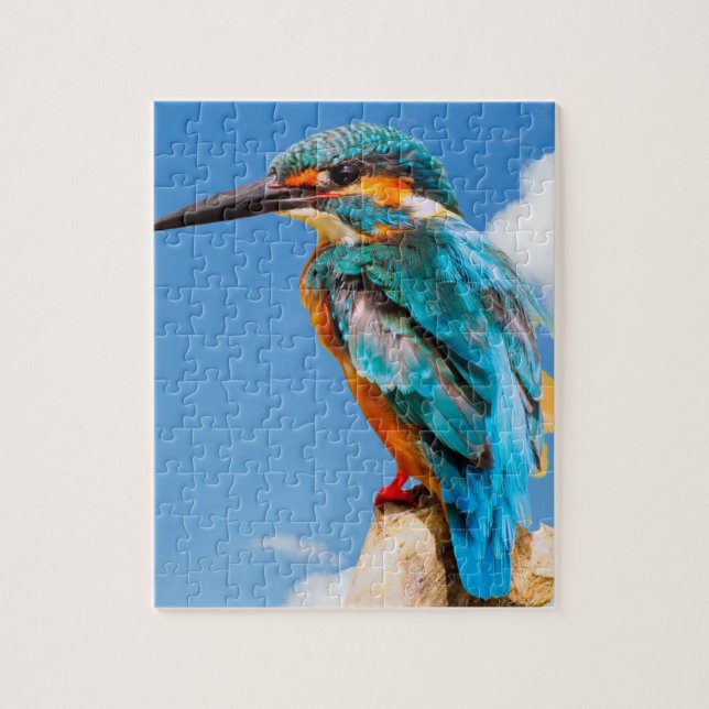 Kingfisher Bird Jigsaw Puzzle (Vertical)