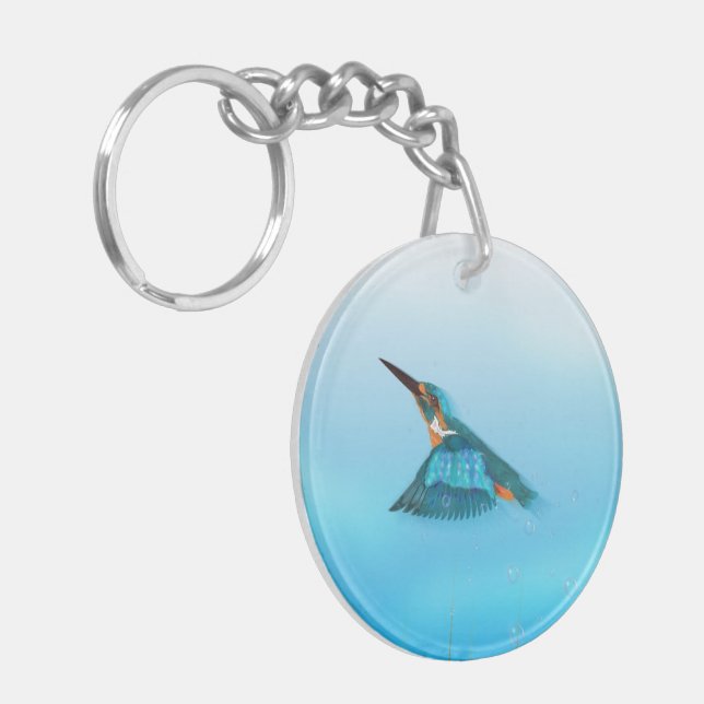 kingfisher Bird Keychain (Front Left)