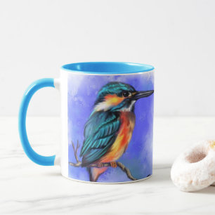 Kingfisher Bird Mug Cadeau