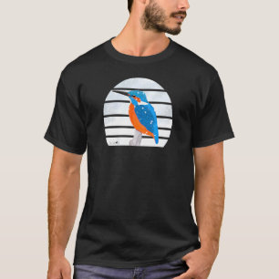 Kingfisher Bird Painting Backyard Birds Biologist T-Shirt