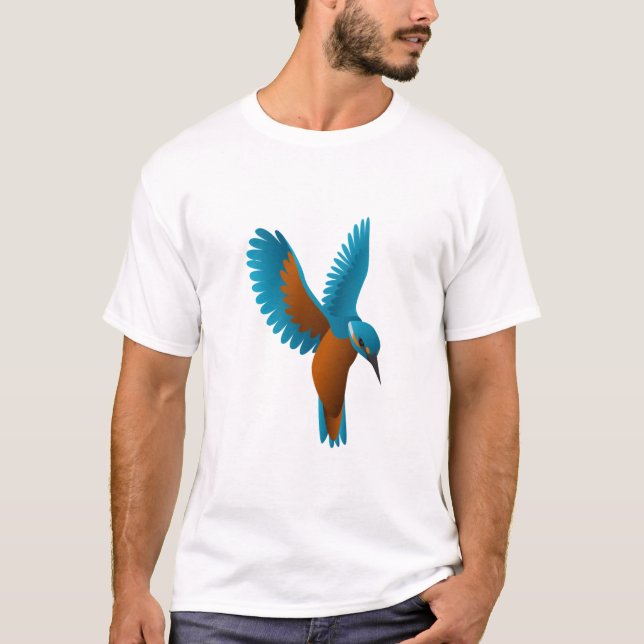 kingfisher bird T-Shirt (Front)