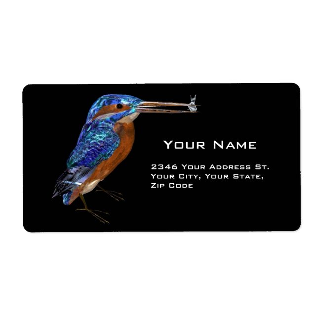 KINGFISHER, Bleu noir (Devant)