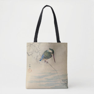 Kingfisher by Ohara Koson Tote Bag