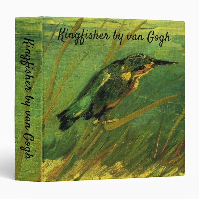 Kingfisher by Vincent van Gogh Binder (Front/Spine)