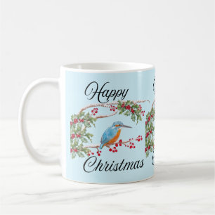Kingfisher Christmas Coffee Mug
